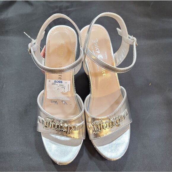 BRAND NEW JUICY COUNTURE WEDGE OPEN TOE WOMEN"S SANDAL - Picture 1 of 15